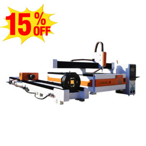 CNC 6000W Metal Fiber Laser Cutter with Rotary Axis CNC 6000W Metal Fiber Laser Cutter with Rotary Axis for precise metal cutting.
