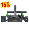 CNC Woodworking Router machine with horizontal and vertical spindles
