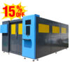 CNC Fiber Laser Metal Cutting Machine with Full Cover Enclosure for safety and precision