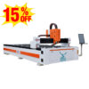 6kW CNC metal fiber laser cutting machine for precise sheet metal and pipe cutting.