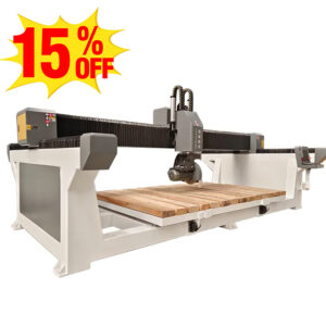 5 Axis Bridge Saw Cutting Machine CNC Stone Marble Cutting Machine 5 Axis Bridge Saw