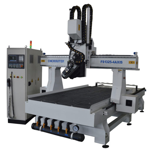 Best 4 Axis Wood CNC Router FS1325D-4Axis