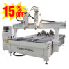CNC Router Machine with Two Spindles and Double Rotary Axis for Versatile Woodworking
