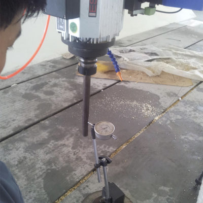 accuracy inspection of CNC machine