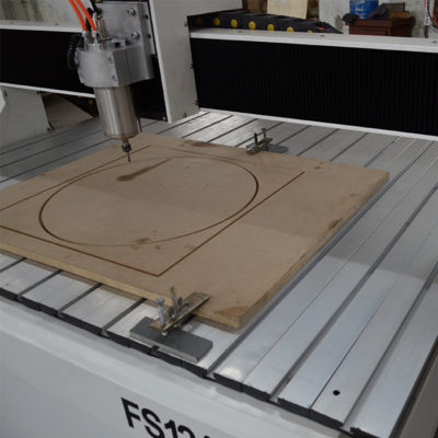 Aluminum profile sheet table on router cnc