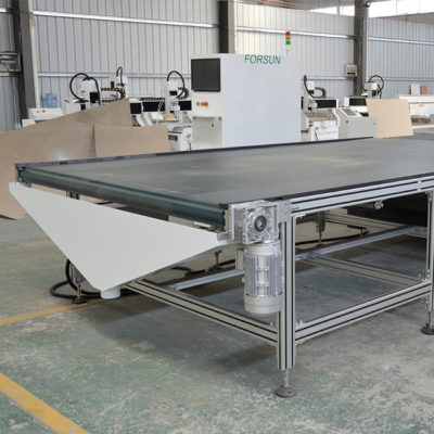 auto unloading table of nesting CNC router machine