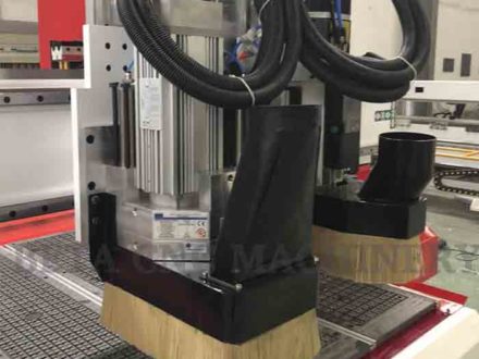 cnc router machine with boring head for sale