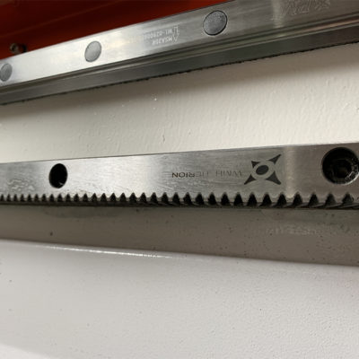 helical Rack and Pinion of CNC Woodworking Router Machine