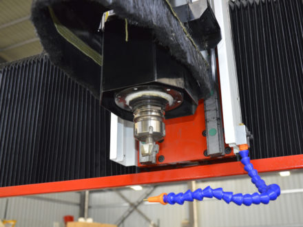 oil mist cooling system for aluminum cnc cutting machine
