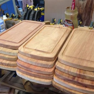 wood project by cnc router machine