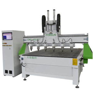 cnc router machine with multi spindles
