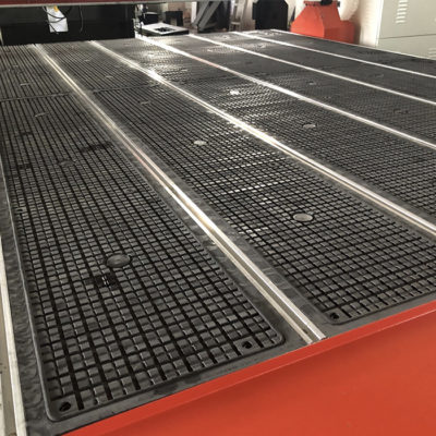 T-Slot Vacuum table on T-Slot Vacuum table on cnc router