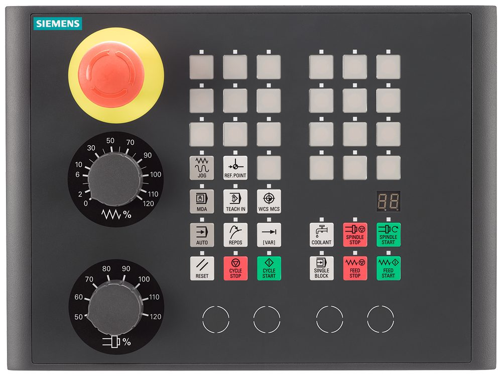 control panel of SIEMENS 828D 2