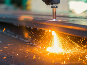 Flame metal cutting